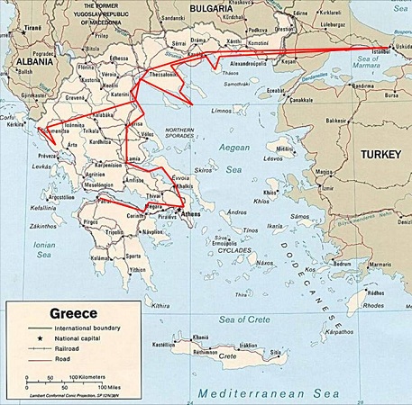 Mappa viaggio Istanbul