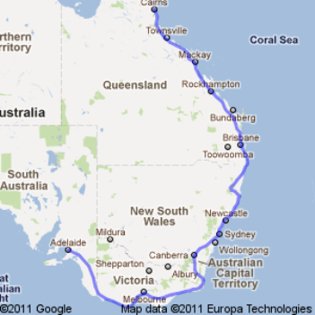 mappa-itinerario-tour-australia-camper