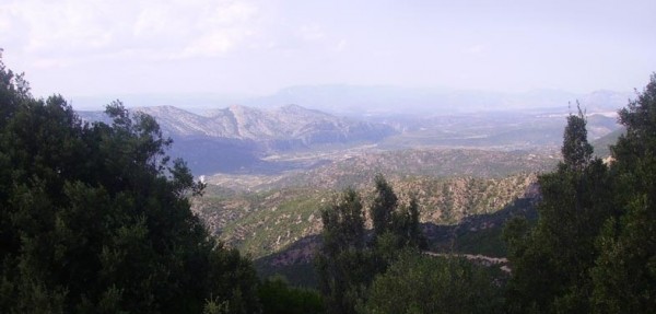 Veduta dalla panoramica SS125 verso Tortolì
