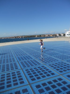 I pannelli solari del 'Saluto Al Sole' in Croazia I pannelli solari del 'Saluto Al Sole' in Croazia