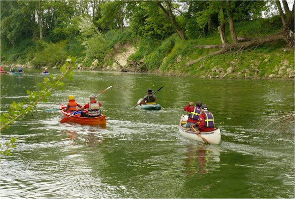 Discesa del Tevere in canoa fino a Roma