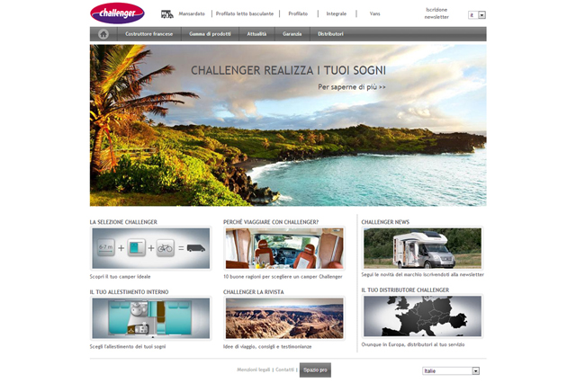 Nuovo sito Challenger