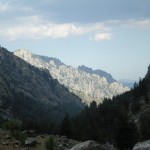 Cime della Restonica in moto