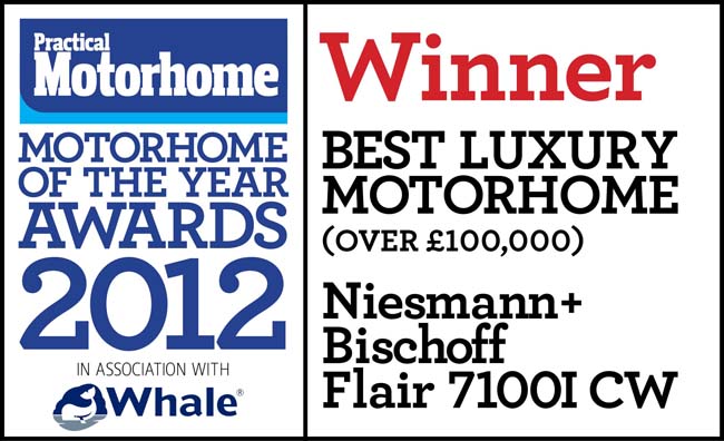 Niesmann + Bischoff: la premiazione del Flair come miglior autocaravan