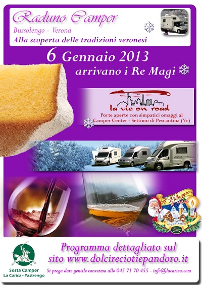 Raduno camper della Befana a Bussolengo Raduno camper della Befana a Bussolengo