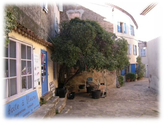 Vicolo caratteristico di Ramatuelle