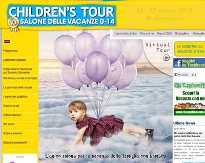 A CHILDREN'S TOUR la vacanza è formato bambino