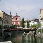 Fiume Ljubljanica a Ljubljana