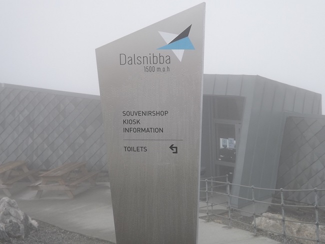Cartello a Dalsnibba
