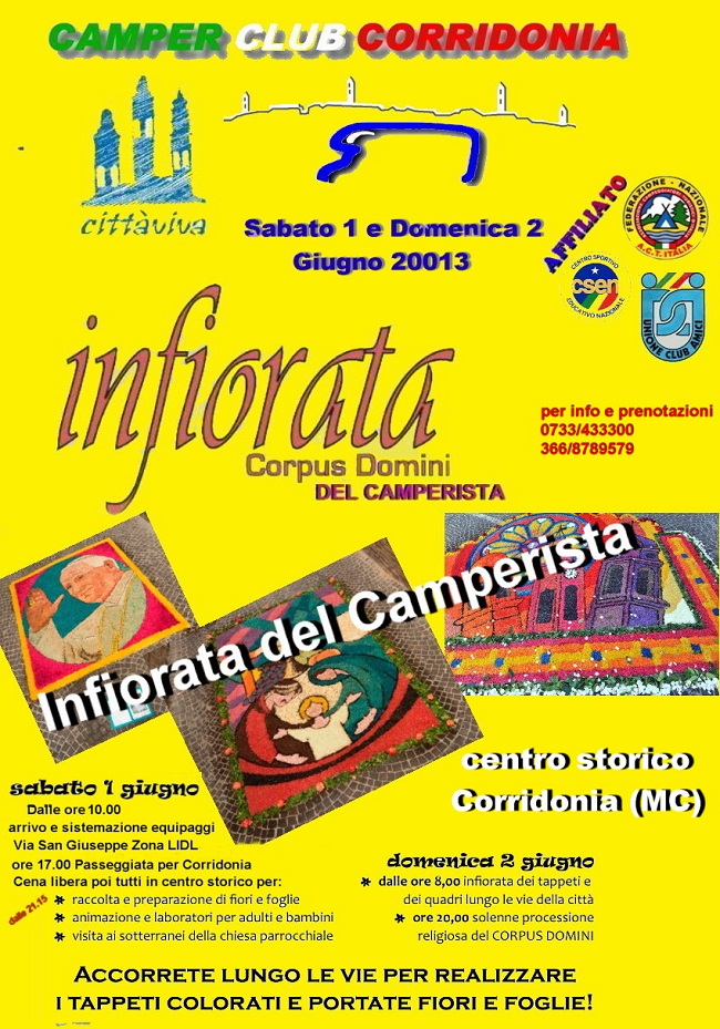 lnfiorata del camperista 2013 lnfiorata del camperista 2013