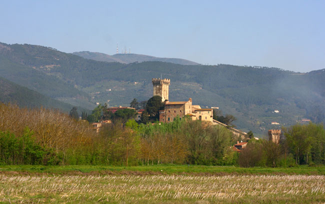 panorama area di sosta camper di Vicopisano