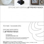 Invito - Officine Saffi ospita il 58° Premio Faenza