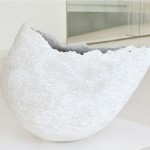 Paivi Rintaniemi, Finlandia, Avis, 2012, ceramica ad alta temperatura 1250° lavorata a mano, h cm 50 x70 Ø