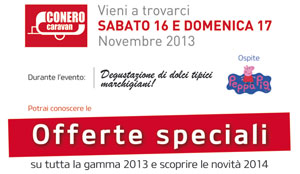 Porte Aperte Conero Caravan 16-17 novembre con Peppa Pig