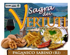 Paganico Sabino festeggia il Primo Maggio con la Sagra dei Vertuti