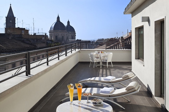 UNA Hotel Roma_Terrazza
