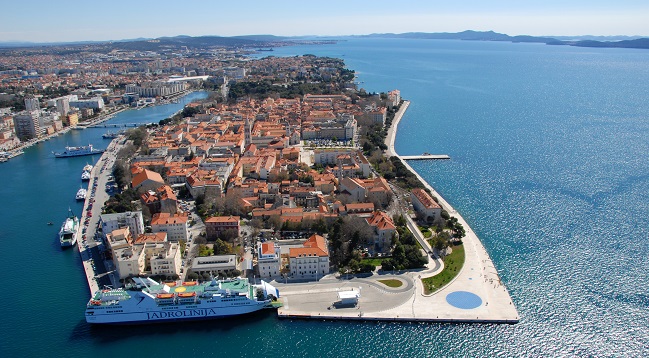 Foto panoramica di Zara