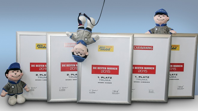 Truma: cinque volte ‘Migliore marchio 2015’