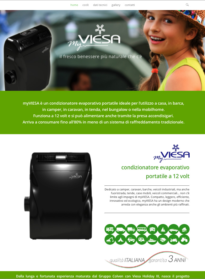 Online il nuovo sito dedicato al condizionatore evaporativo portatile prodotto dall’italiana Ital Colven