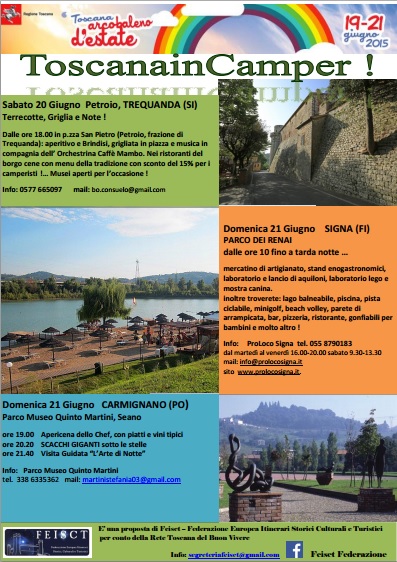 Arcobaleno d’Estate : Il Turismo Plein-Air brinda alla Toscana del Buon Vivere