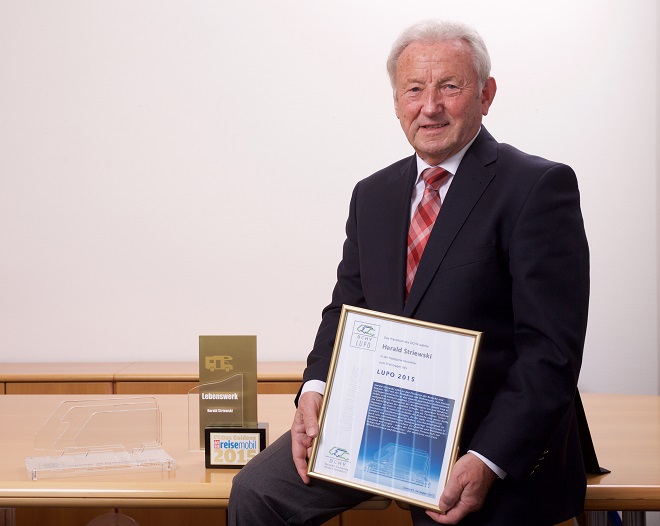 Harald Striewski, fondatore di Hobby, premiato due volte