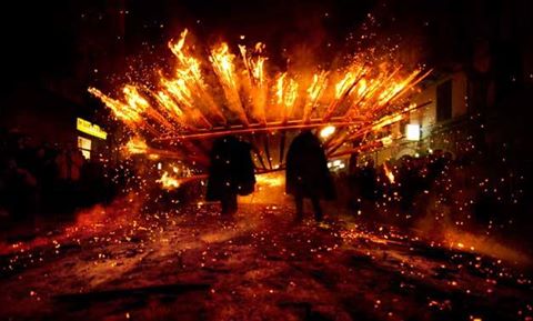 Rito del fuoco a Agnone, in provincia di Isernia