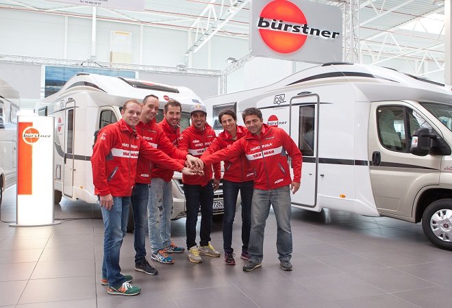 Bürstner partecipa alla Dakar con due autocaravans Ixeo