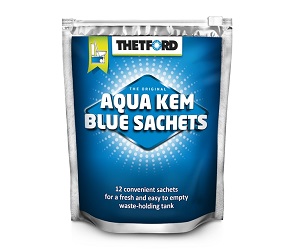 Thetford: Aqua Kem Blue Sachets è sul mercato
