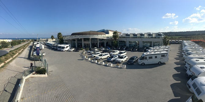 Hymer sbarca in Sicilia con Alfacaravan