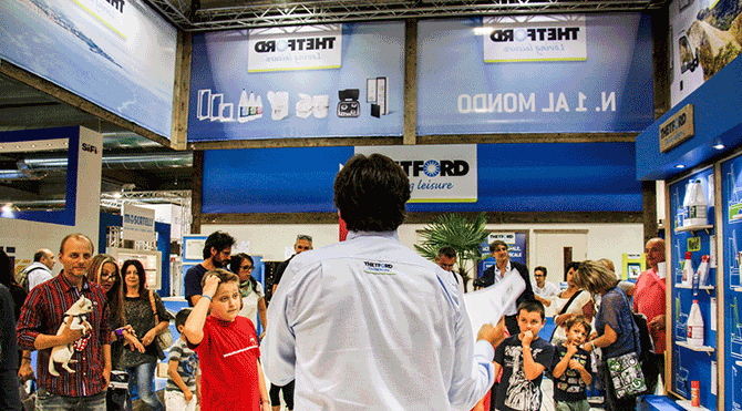 Quarta edizione della ‘Grande Caccia al Tesoro di Thetford al Salone del Camper di Parma 2016