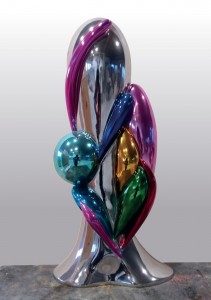 Marialuisa Tadei Fiore 2016 fusione in bronzo cm 78x35x23 © Marialuisa Tadei