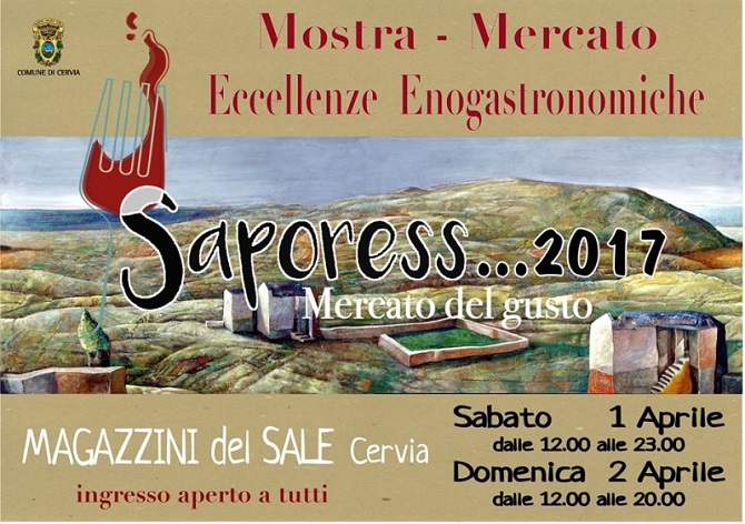 Saporess:  sabato 1 e domenica 2 aprile 2017