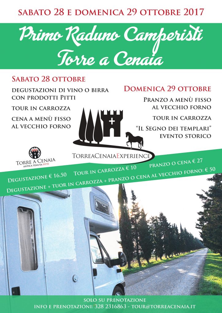 1° Raduno camper Torre a Cenaia 28/29 Ottobre