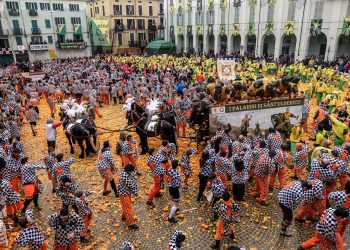 Torna lo Storico Carnevale di Ivrea con la sua Battaglia delle Arance