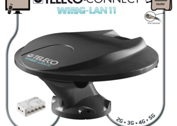 Teleco presenta la nuova antenna TV omnidirezionale Wing-LAN 11
