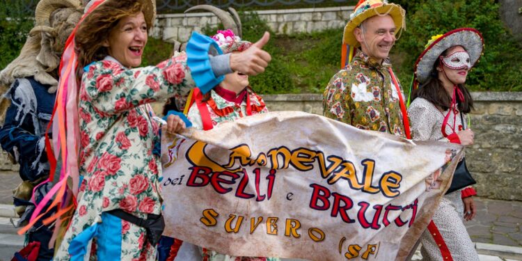 Sabato 18 febbraio torna in Liguria il Carnevale dei Belli e Brutti di Suvero (SP)