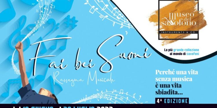 Dal 10 giugno al Museo del Saxofono di Fiumicino torna la rassegna “Fai Bei Suoni”