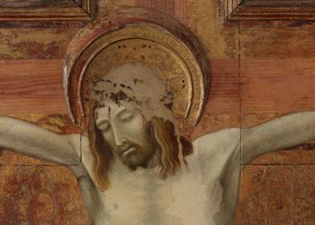 Alla Pinacoteca Nazionale di Siena torna dopo il restauro la Croce dipinta di Ambrogio Lorenzetti