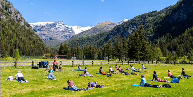 Monte Rosa: Yoga tra la terra e il cielo