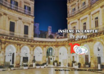 Il 12 ottobre a Martina Franca (TA) il convegno “Turismo Itinerante e sostenibile: il ruolo dei camperisti”