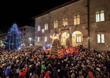Ad Abbadia San Salvatore (SI)  il 24 dicembre si accendono le tradizionali Fiaccole