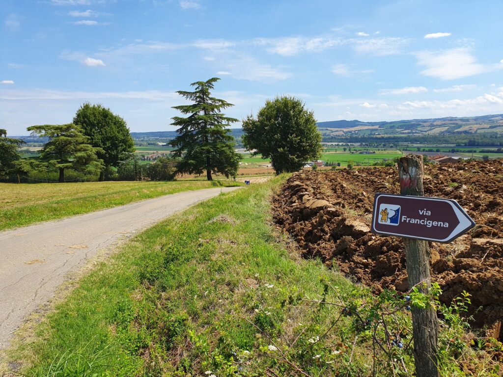 Tratto della Via Francigena
