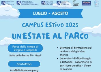 Un’estate al Parco: tanti eventi per ragazzi al Parco delle Tombe di Virgilio e Leopardi di Napoli