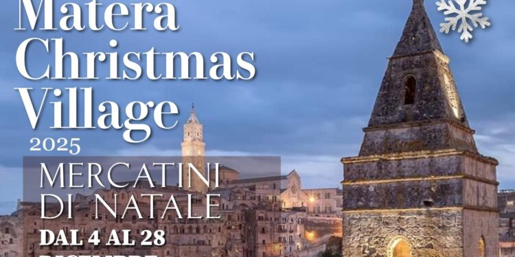 Dal 4 al 28 dicembre il Natale è al Matera Christmas Village