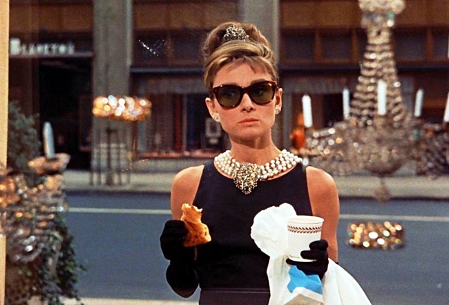 Audrey Hepburn in “Colazione da Tiffany”