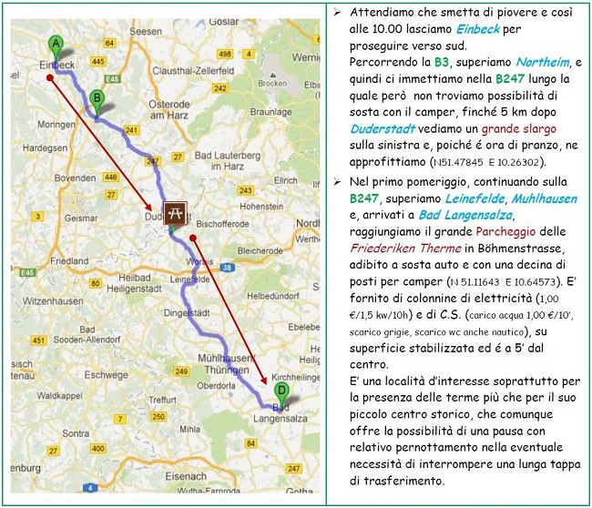 EINBECK - NORTHEIM - DUDERSTADT - LEINEFELDE - MUHLHAUSEN - BAD LANGENSALZA EINBECK - NORTHEIM - DUDERSTADT - LEINEFELDE - MUHLHAUSEN - BAD LANGENSALZA
