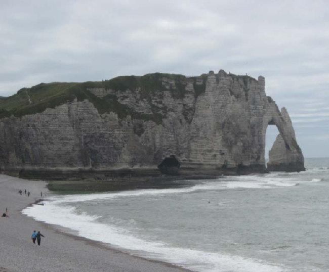 Falesie ad Étretat Falesie ad Étretat