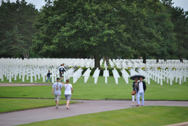 Omaha Beach - cimitero militare americano Omaha Beach - cimitero militare americano
