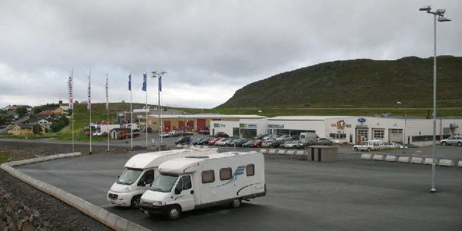 Parcheggio ad Hammerfest Parcheggio ad Hammerfest