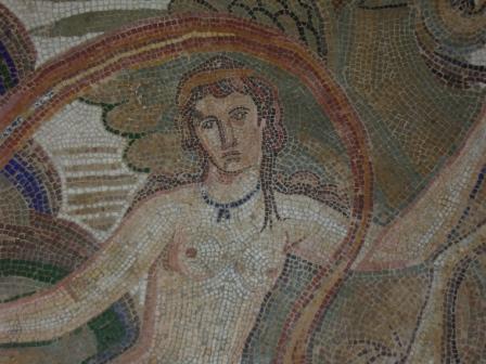 Particolare di uno dei mosaici del Museo di El Jem Particolare di uno dei mosaici del Museo di El Jem